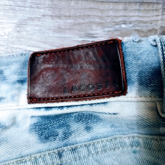 Lacoste Totally Worked Mojo Tie Dye Denim Jeans - Picture 6 of 6